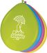 Folat Babyshower ballonnen - 24 stuks - 27 cm - Multi