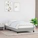 vidaXL Bedframe zonder matras 90x190 cm stof lichtgrijs