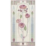 Derwentwater Ontwerpen MKP5 Mackintosh Cross Stitch Kit - Oosterse Roos