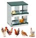 Nid de ponte métallique pour poules