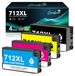 HP Cartouches de couleur 712XL (4-pack) pour HP DesignJet Studio