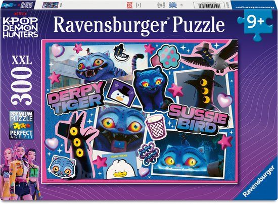 Ravensburger K-Pop Demon Hunters XXL Puzzel 300 Stukjes – Kinderpuzzel 49 x 36 cm – Vanaf 9 Jaar
