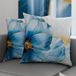PETTI Artigiani Italiani - Paar kussenslopen 45 x 45 cm van microvezel, decoratief kussen voor slaapkamer, bank, woonkamer, set van 2 kussenslopen, bloemenpatroon 138, 100% Made in Italy