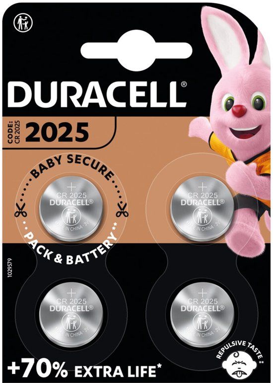 Duracell Knoopcelbatterijen 2025 - 6 x 4 stuks - Voordeelverpakking