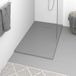 vidaXL Receveur de douche 120x70 cm SMC Gris