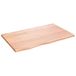 VidaXL Tafelblad 80x50x2 cm behandeld massief eikenhout lichtbruin