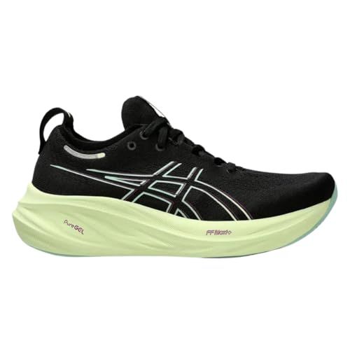 Asics Gel-Nimbus 26 - Damessneakers - Zwart/Groen - Maat 44