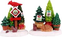Lemax Tree Farm Display, Set Of 2