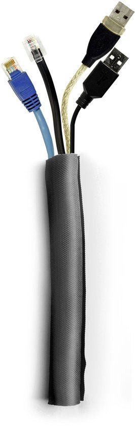 Multibrackets Universal Kabelsok Self Wrapping 25mm-25m - Zwart