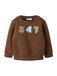 NAME IT Sweatshirt 'NMMOLAV' lichtblauw / bruin / lichtgroen