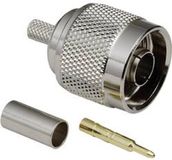 BKL Electronic 0404066 N-connector Stekker, recht 50 Ω