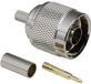 BKL Electronic 0404066 N-connector Stekker, recht 50 Ω