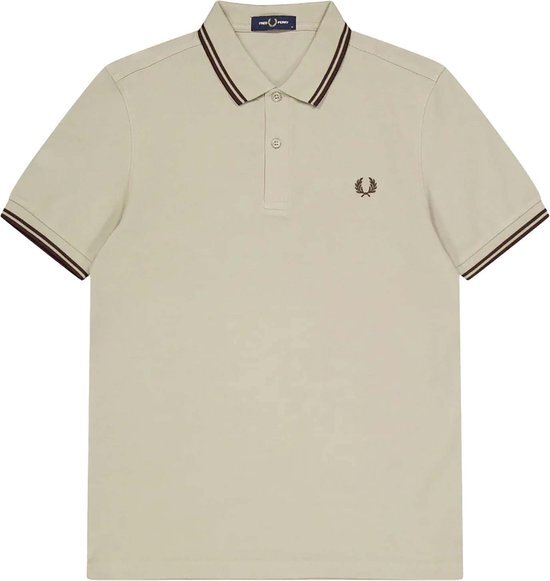 Fred Perry Polo M3600 Greige U84 - Maat M - Heren