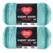 Red Heart Super Saver Jumbo garen, spearmint ombre, 2 stuks, 283 gram, acryl, #4 kamgaren (medium), 440 meter, voor breien/haken
