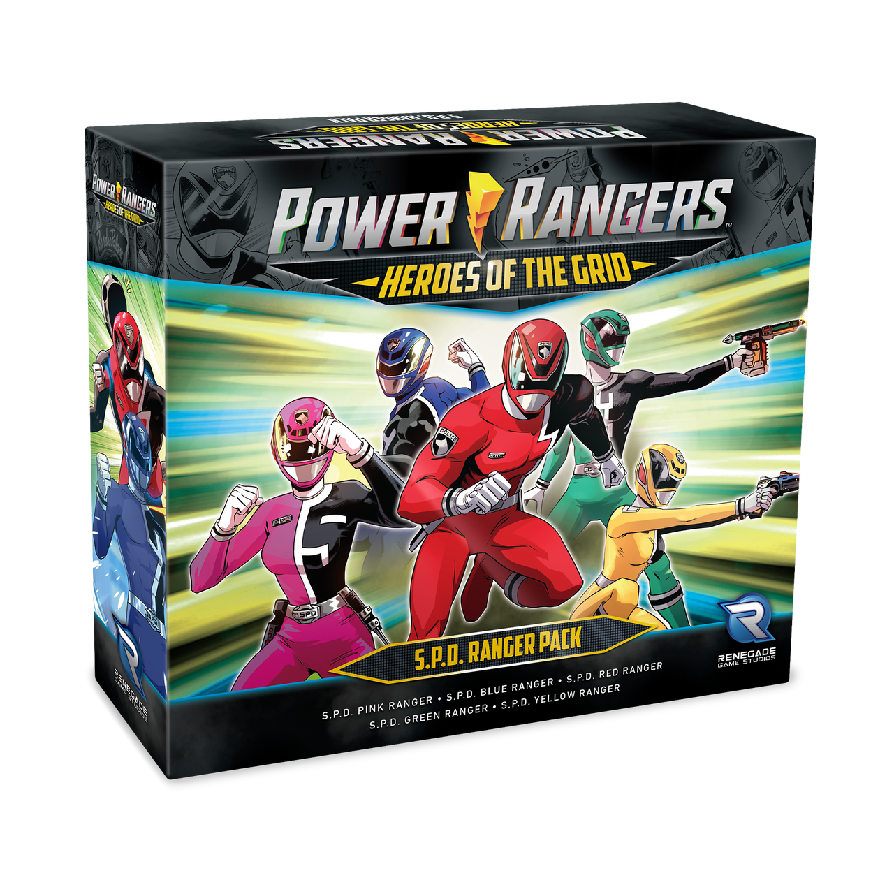 Renegade Power Rangers Heroes of the Grid - SPD Ranger Pack