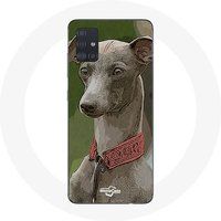 Maniacase Hoesje voor Samsung Galaxy A51 4G Greyhound Grijs