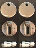 Wiesbaden Flatline 2.0 Bevestigingsset voor Toiletzitting - RVS