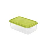 Rotho RONDO Lunchtrommel 1,5 l Limoen, Transparant