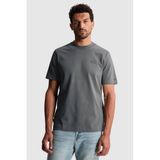 Cast Iron Antraciet Regular Fit T-shirt met Backprint
