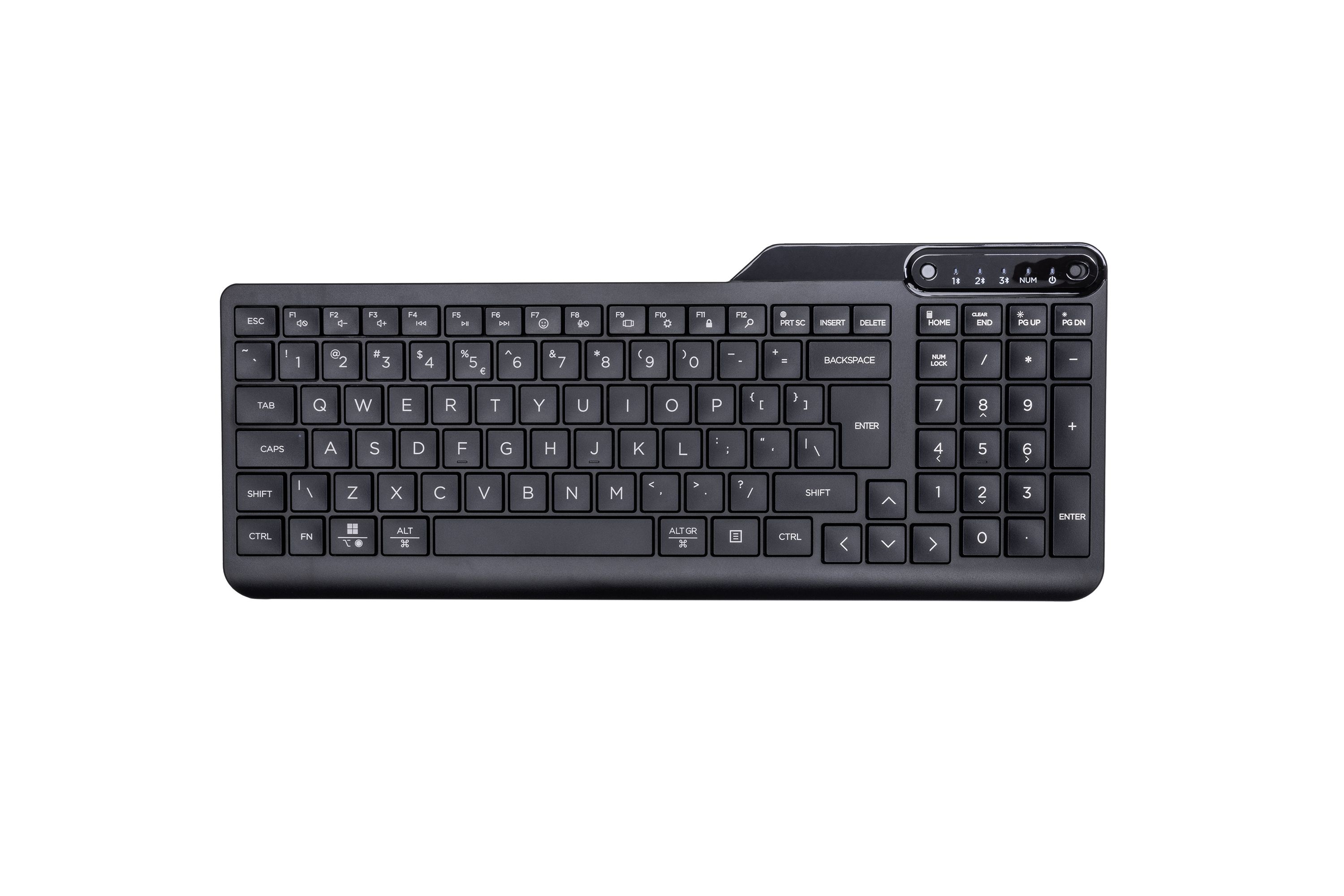 HP 460 Bluetooth Keyboard - Wireless - Black