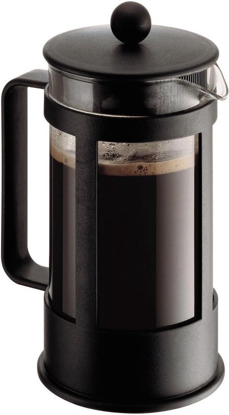 Kenya Koffiezetapparaat (French Press-systeem vaatwasmachinebestendig 10 liter) - Zwart met filters French Press