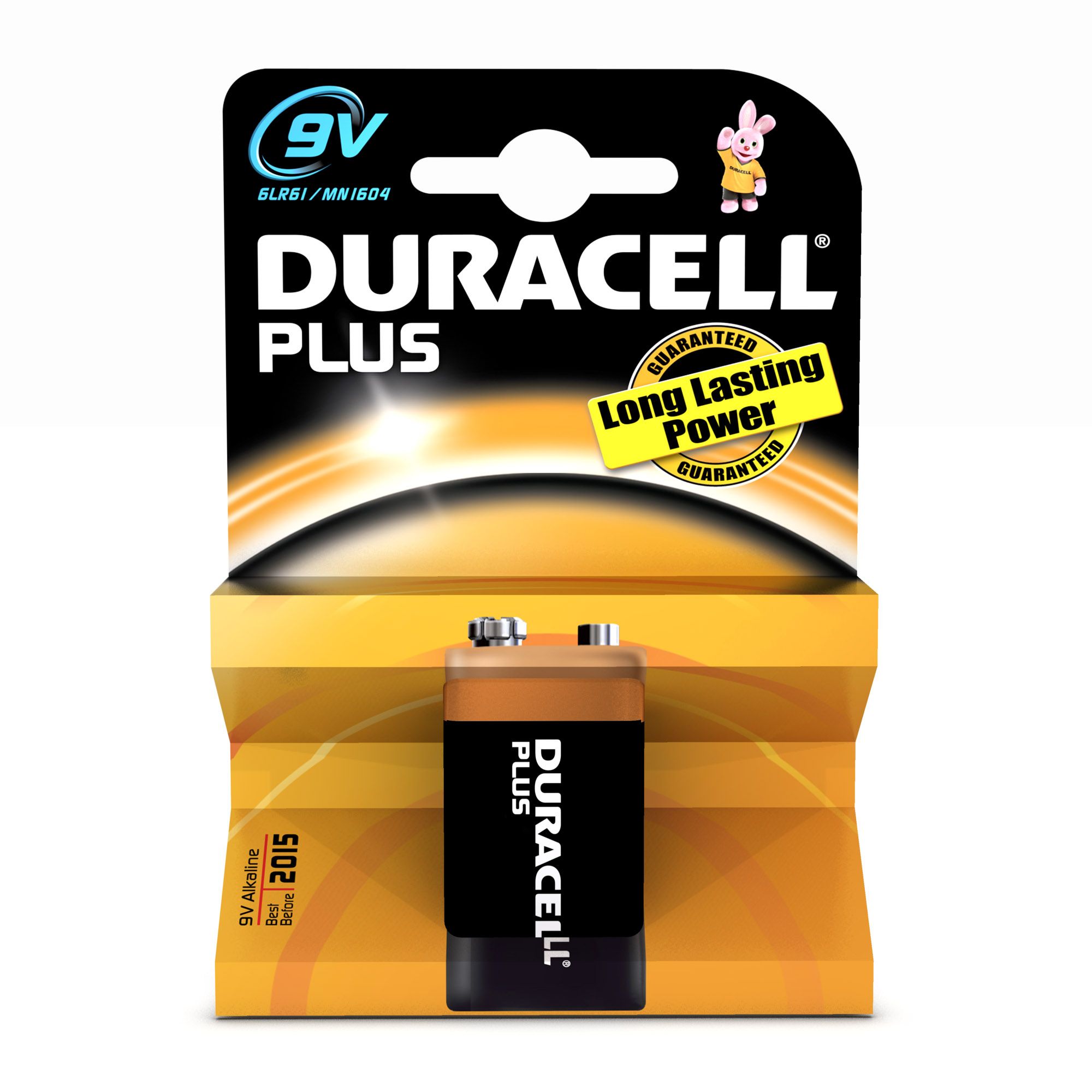 Duracell Plus 9V Alkaline Batterij - 1 stuk