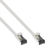 InLine U/FTP CAT8.1 40 Gigabit platte netwerkkabel met TPE mantel / wit - LSZH - 2 meter