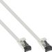 InLine U/FTP CAT8.1 40 Gigabit câble réseau plat avec gaine TPE / blanc - LSZH - 2 mètres