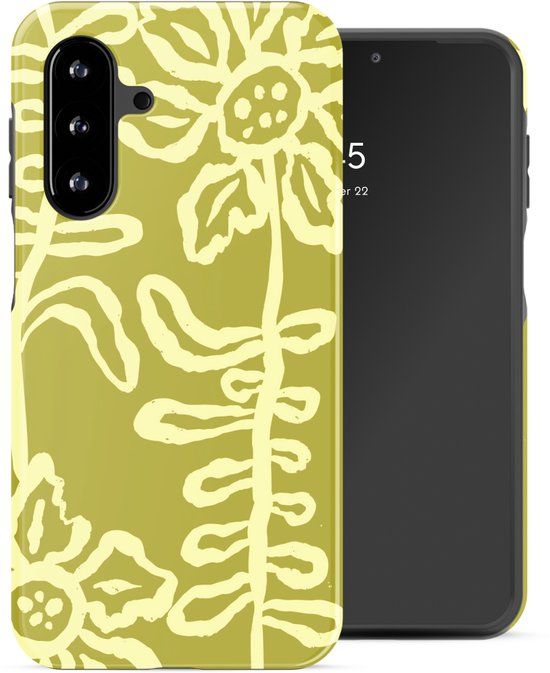 Selencia Hoesje - Geschikt voor Samsung Galaxy A17 (5G) / A17 (4G) - Backcover - Chalky Bloom
