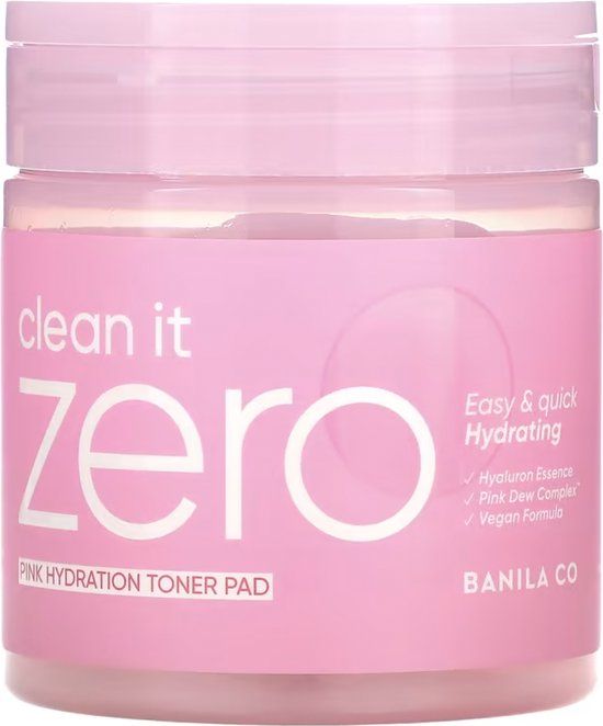 Banila Co Clean it Zero Pink Hydration Toner Pad, 70 Pads