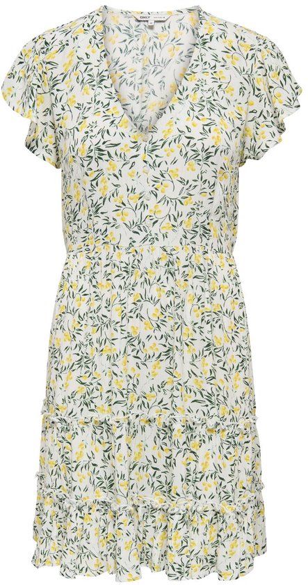 ONLY ONLCLAUDETTE LIFE SS MINI DRESS WVN NOOS Dames Mini jurken