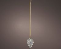 Lumineo Dennenappel micro LED binnen dia. 15-H21 cm helder/warm wit