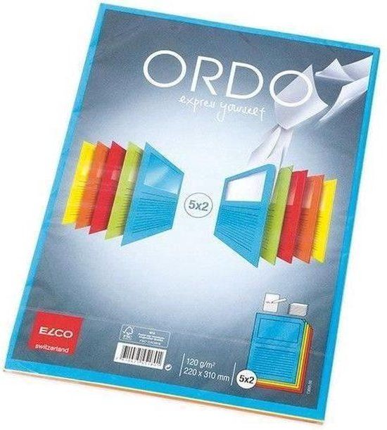 Elco Ordo Cassico - L-map met venster A4 10 stuks - 220 x 310 mm Assorti - EO-73695-00