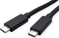 ROLINE USB4 Gen3x2 Kabel, C-C, M/M, 8K UHD-2, 40Gbit/s, 240W, zwart, 1 m
