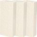 Gerimport Luchtbevochtigers/waterverdampers radiator - 3x stuks - wit - aardewerk - L7,5 x H17,5