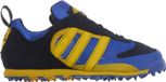 Adidas Laufschuhe für Crosslauf und Bahntraining – Blau-Schwarz-Gelb mit Spikes