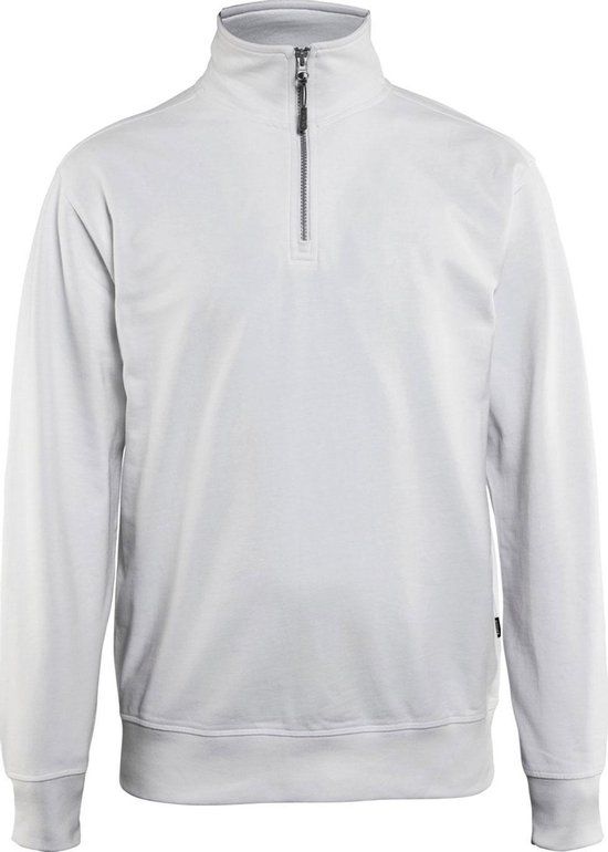 Blåkläder Sweatshirt met halve rits 3369-1158 - Wit - XS