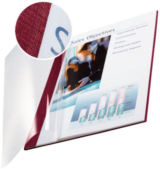 Leitz Soft covers Rood
