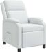 vidaXL - Recliner - Wit - Stof