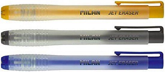 Milan Jet Eraser - Potlood - Blauw - Multicolour