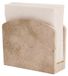 SPESHSTONES Servethouder, 16,5 cm, travertijn, handgemaakte servettenhouder voor op tafel, papieren servettenopslag, ideaal voor koffietafel, badkamer, keuken aanrecht en woondecoratie