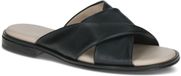 Caprice Dames Slipper 9-27101-46 022 Zwart Leer Maat 37 EU
