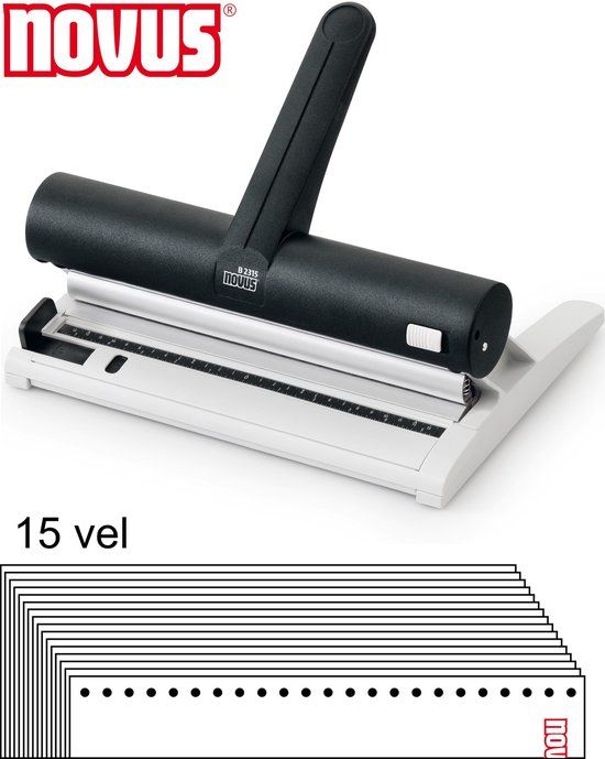 Novus B2315 perforator zwart 23-gaats (15 vel)