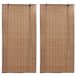 VidaXL Rolgordijnen 2 st 120x220 cm bamboe bruin
