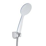 GEDY G-Tendence 06, universele handdouche, 1 straal, flexibele douchekop, 150 cm, wit/chroom