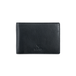 LLOYD Portefeuille unisexe noir en cuir lisse