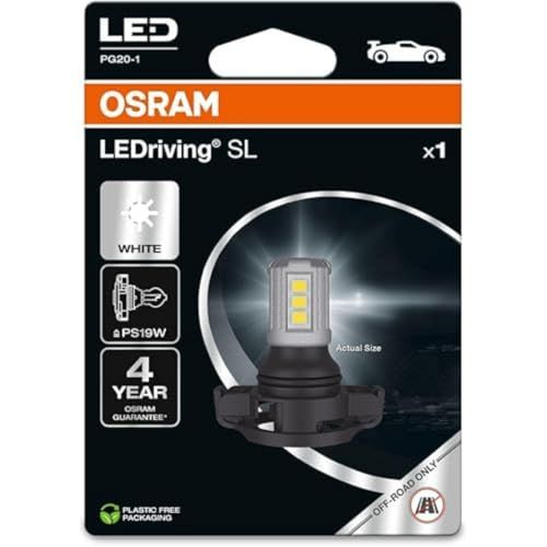 OSRAM LEDriving SL, PS19W, Wit 6000K, LED Retrofit, alleen offroad gebruik, Blister (1 lamp)