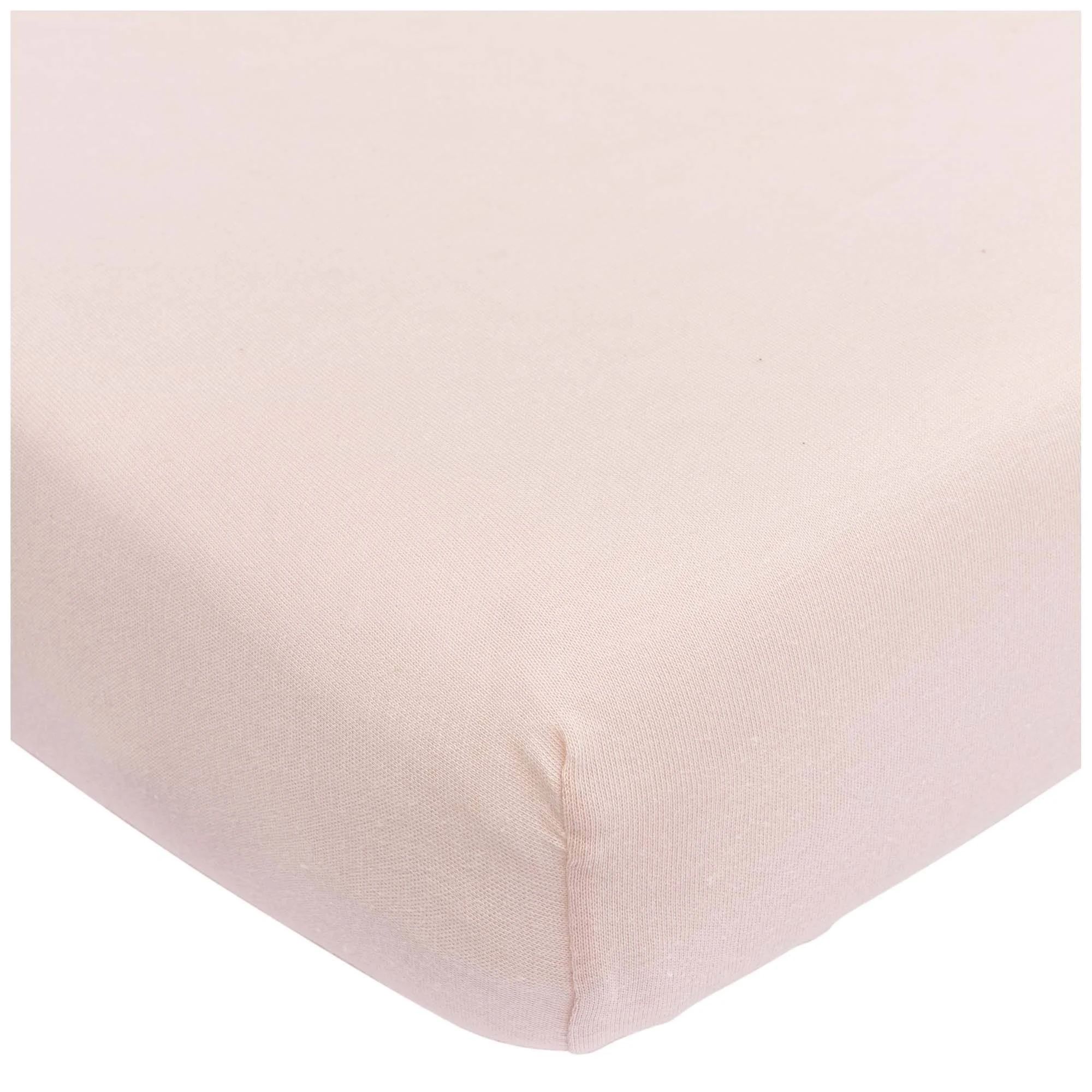 Meyco Jersey Ledikant Hoeslaken - 60x120 cm - Soft Pink