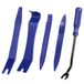 AiQInu Demontage hefboomgereedschap auto, 5 stuks deurbekleding, sierlijstwigset voor demontage van auto-interieurbekleding (blauw)