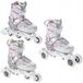 Raven Verstelbare 3-in-1 Skates Professioneel Wit/Roze Maat 31-35